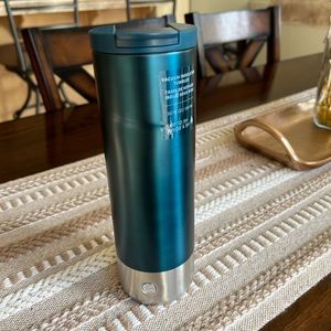 Starbucks vacuum insulated green Silver Ombre Stainless Steel Tumbler 2023 20oz